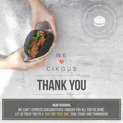 myBurgerLab Buy 1 Free 1 Burger Promo