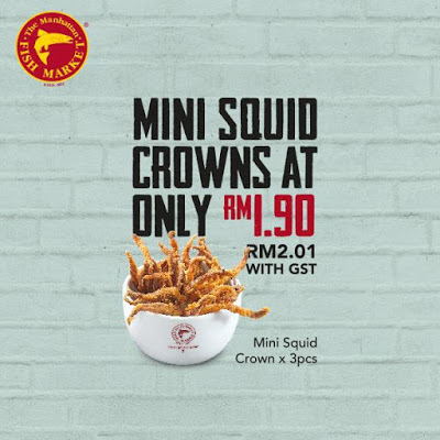 The Manhattan FISH MARKET Mini Squid Crowns