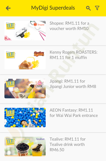 MyDigi App Super Deals Discount Voucher Promo