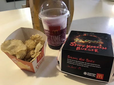 McDonald's Spicy Korean Burger Combo Set Malaysia Price