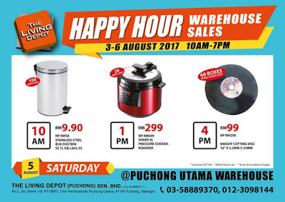 The Living Depot Warehouse Sale Discount Offer Promo