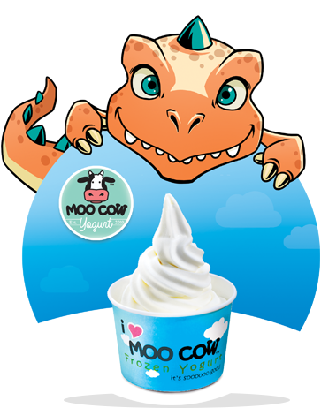 Moo cow frozen yogurt