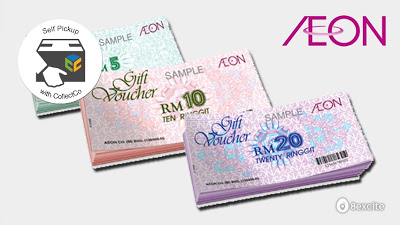 RM80 for RM100 AEON's Cash Voucher