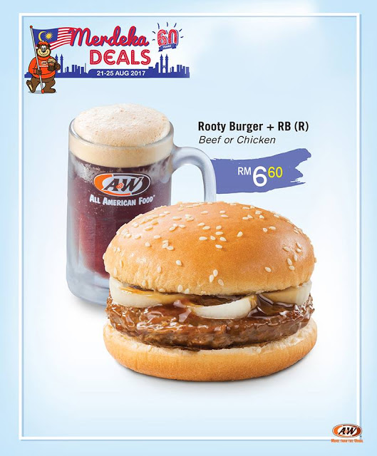 A&W Malaysia Merdeka Deals Promo