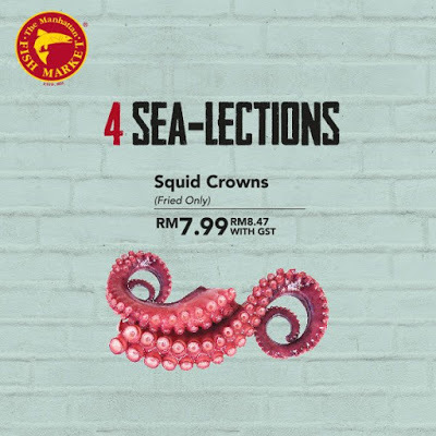 The Manhattan FISH MARKET Squid Crowns
