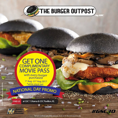The Burger Outpost Free GSC Movie Ticket Promo