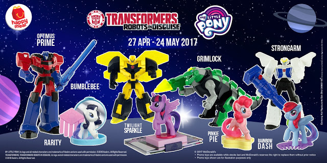 McDonald’s Happy Meal FREE Transformers & My Little Pony Toys