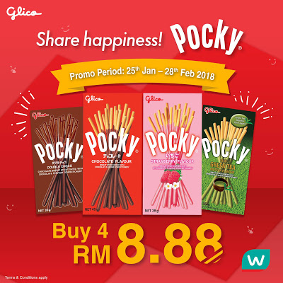 Watsons Malaysia Pocky Stick Biscuits Discount Price Promo