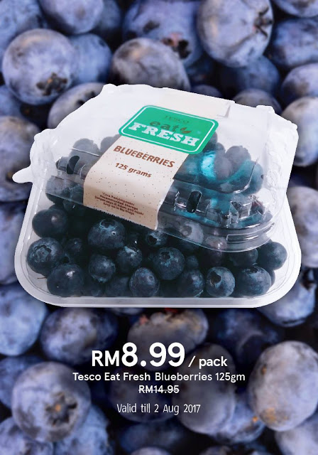 Tesco Malaysia Blueberries Discount Offer Promo