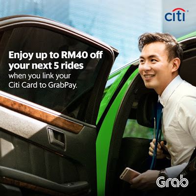 GrabPay Citi Bank Credit Card Free Grab Ride Discount Promo