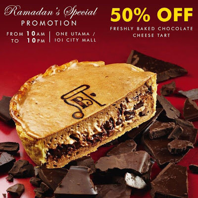 Pablo Cheesetart Malaysia Freshly Baked Chocolate Cheese Tarts Ramadan's Special Discount Promo