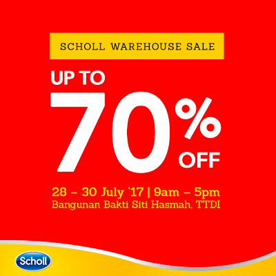 Scholl Malaysia Warehouse Clearance Sale Discount Offer Promotion