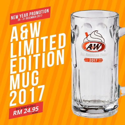 A&W Limited Edition Mug Discount Offer Price Promo