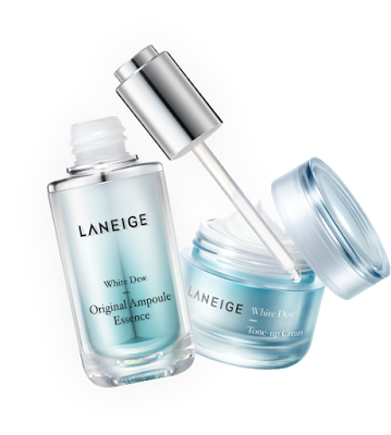 LANEIGE White Dew Original Ampoule Essence & White Dew Tone-up Cream Free Sample Giveaway