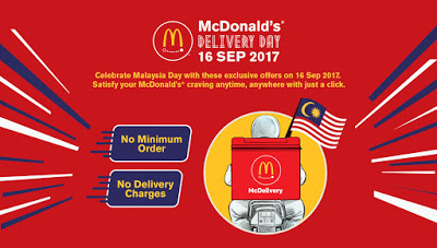 Free McDonald's Delivery Malaysia Day Promo