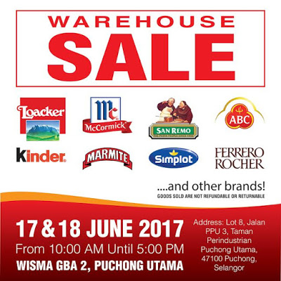 Puchong Utama Wisma GBA Warehouse Sale June 2017