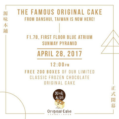 Limited Classic Frozen Chocolate Original Cake Malaysia