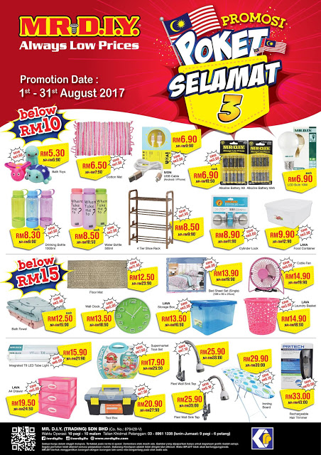 MR DIY Malaysia Promosi Poket Selamat Discount Offer Promo