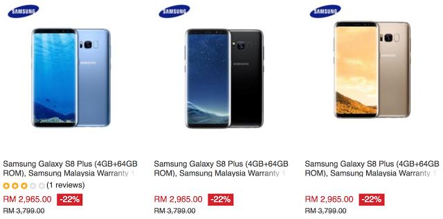 Samsung Galaxy S8 Plus Malaysia Price Official Warranty