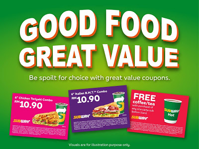 Subway Malaysia e-Coupon Discount Offer Promo