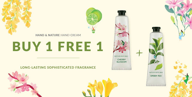 Nature Republic Malaysia Hand Cream Buy 1 Free 1 Promo