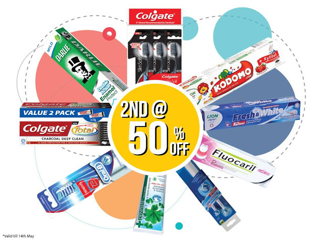 Guardian Malaysia 2nd Item Half Price Discount