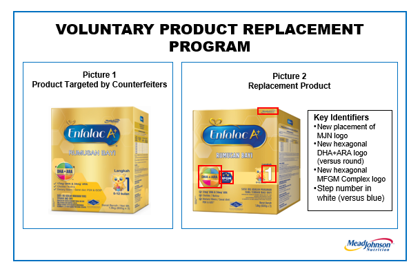 Free Enfalac A+ Step 1 Infant Formula Product Replacement