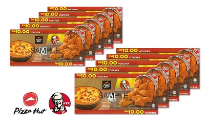KFC Pizza Hut Cash Voucher Discount Promo