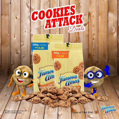 Famous Amos Malaysia Cookies Attack Deals
