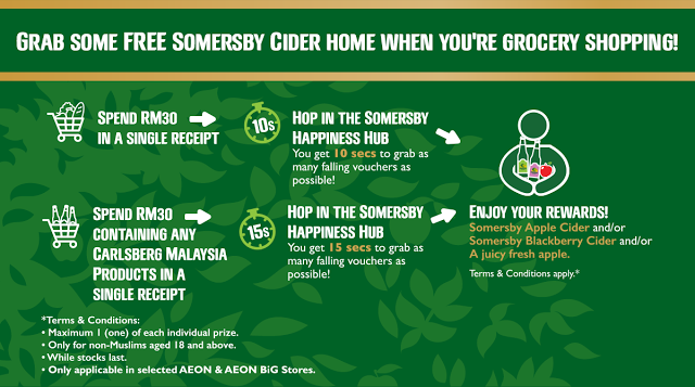 Free Somersby Cider AEON