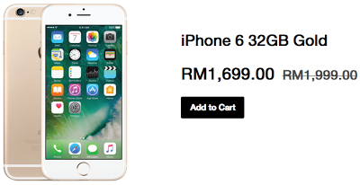 Apple iPhone 6 32GB Gold Malaysia Price Cut