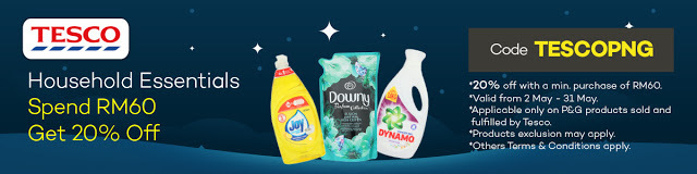 Tesco P&G Products Lazada Voucher Code Discount Promo
