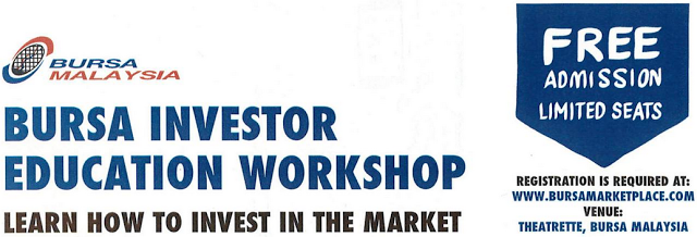 Free Investment Talk Bursa Malaysia Investor Education Workshop