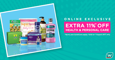 Watsons Malaysia Online Store Exclusive Discount Promo