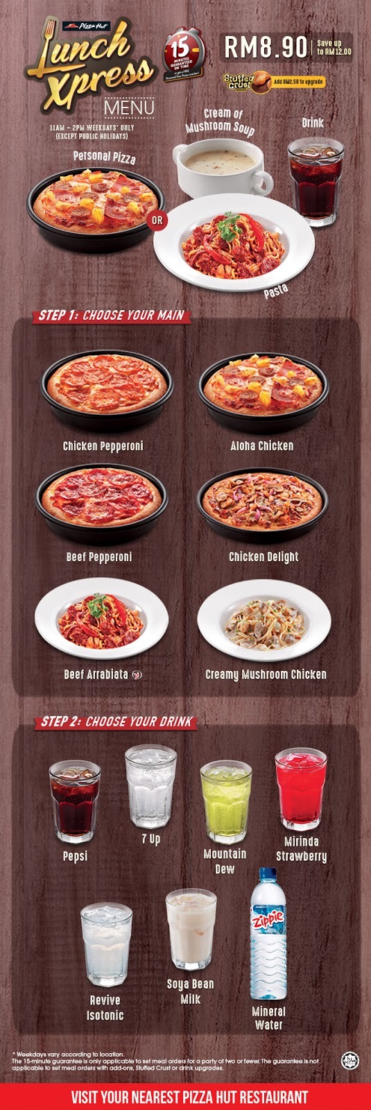 Pizza Hut Lunch Xpress Discount Offer Promo Weekdays